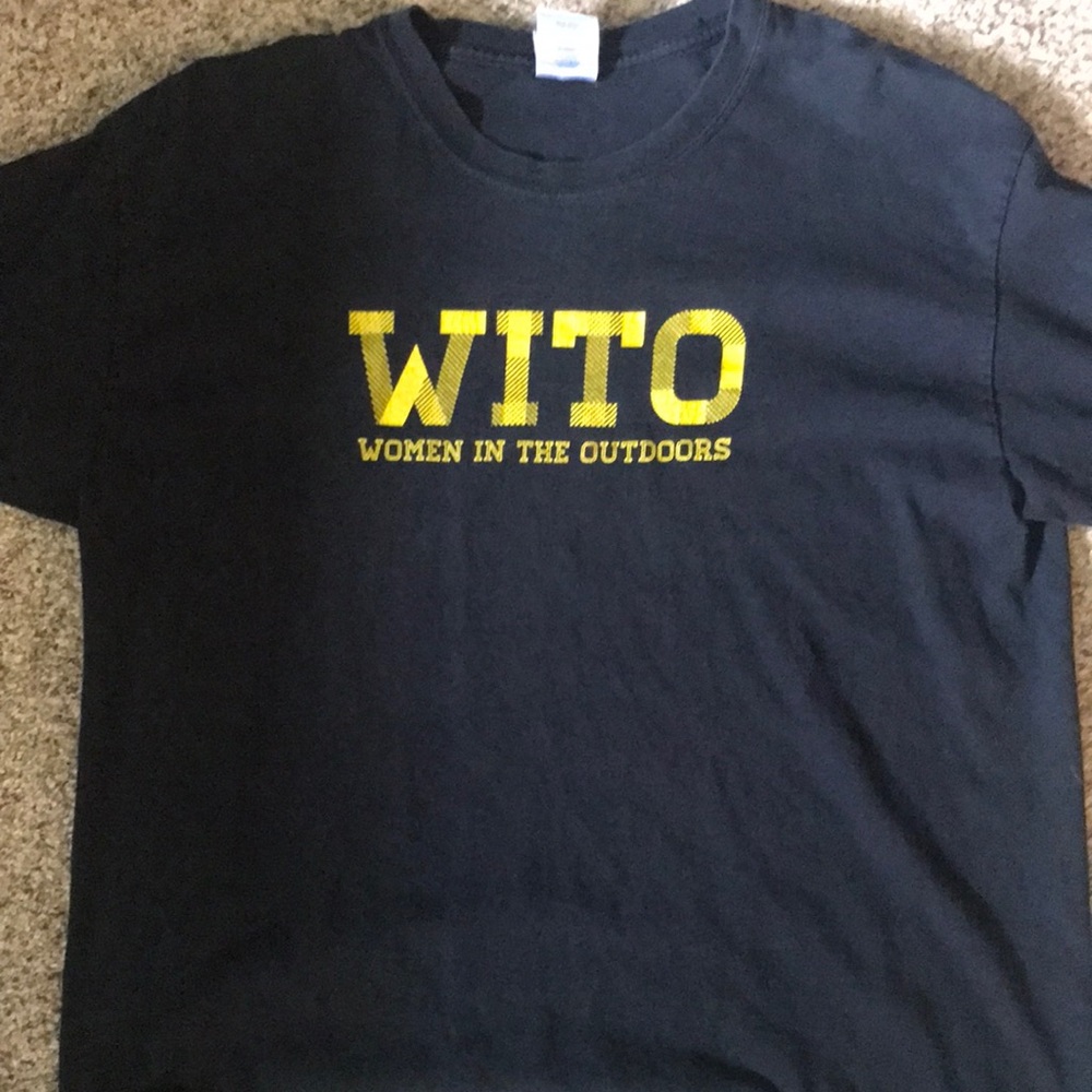 Woman’s outdoors shirt!